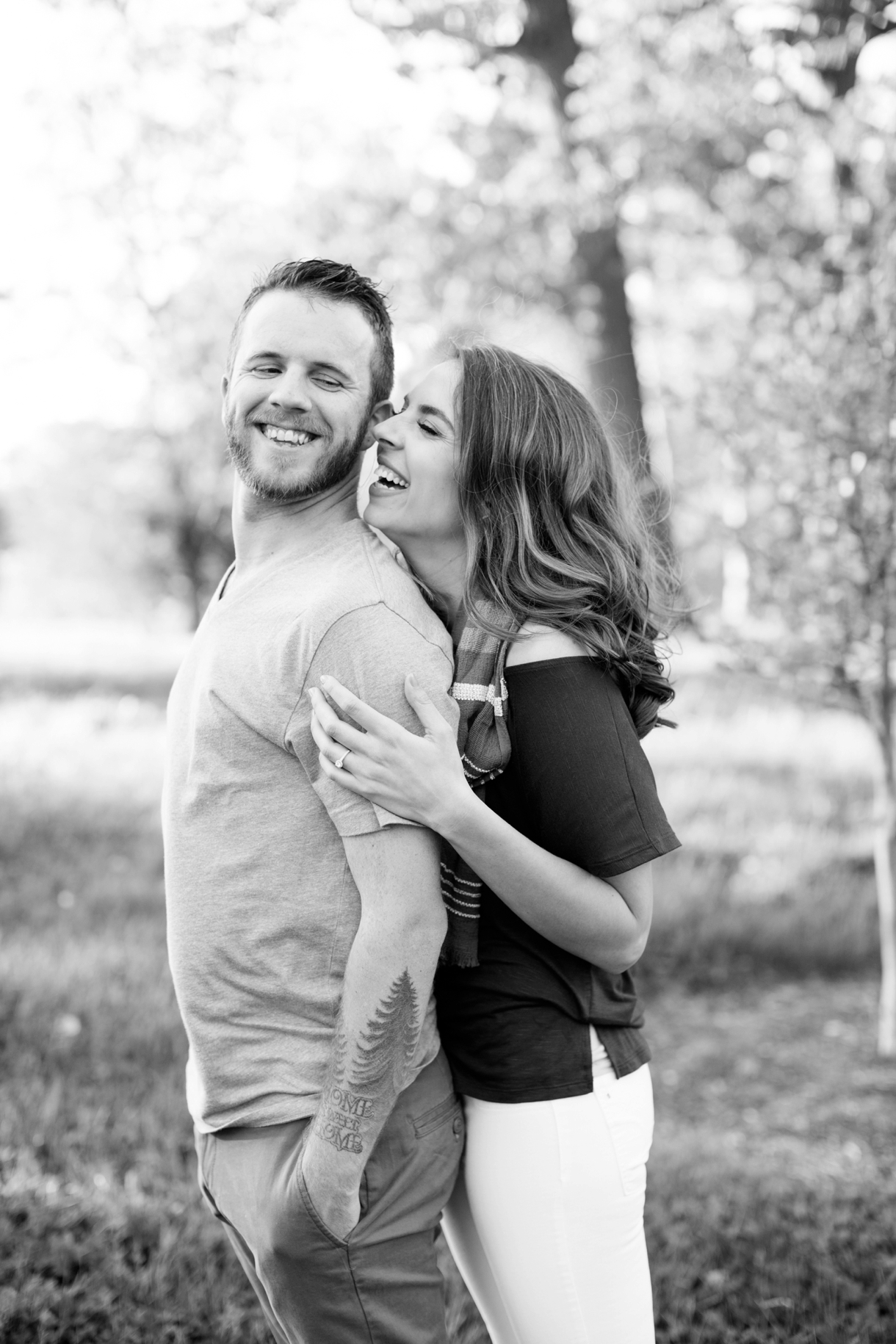 Forest Park Engagement Session | Cullen and Justine