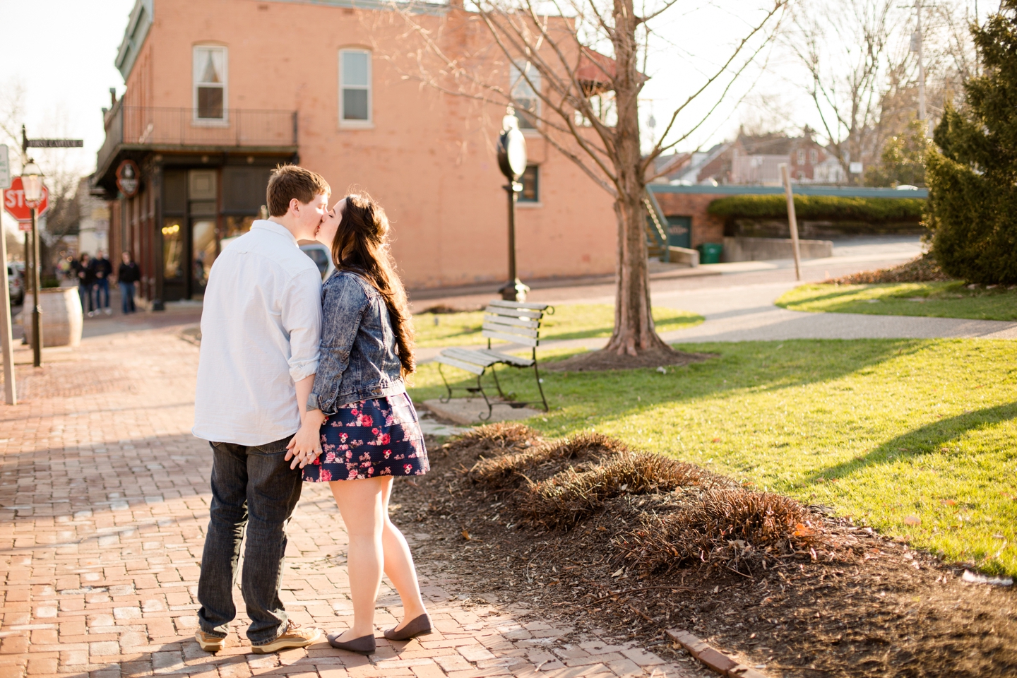 Downtown St. Charles, St. Louis Engagement Photography, Jessica Lauren