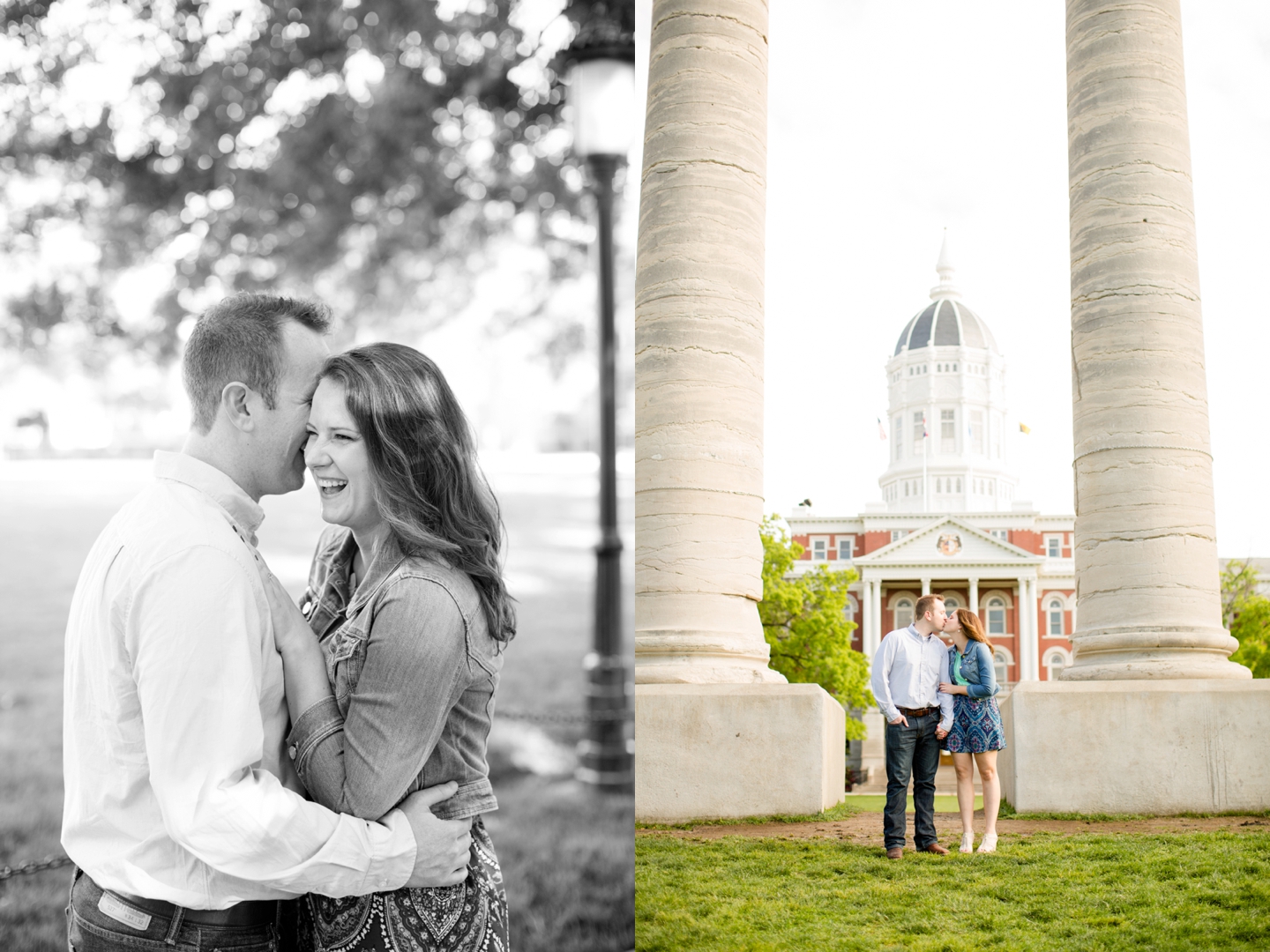 St. Louis Engagement Photography, Jessica Lauren Photography, Mizzou Engagement Session