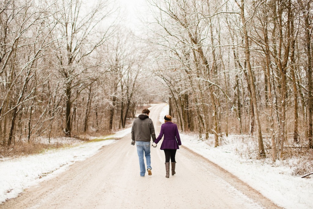Snowy Engagement Session, St. Louis Wedding Photography, Jessica Lauren Photography