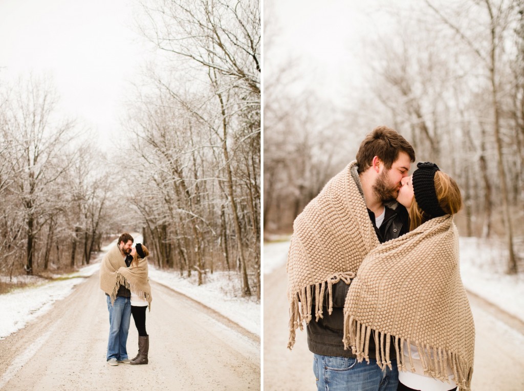 Snowy Engagement Session, St. Louis Wedding Photography, Jessica Lauren Photography