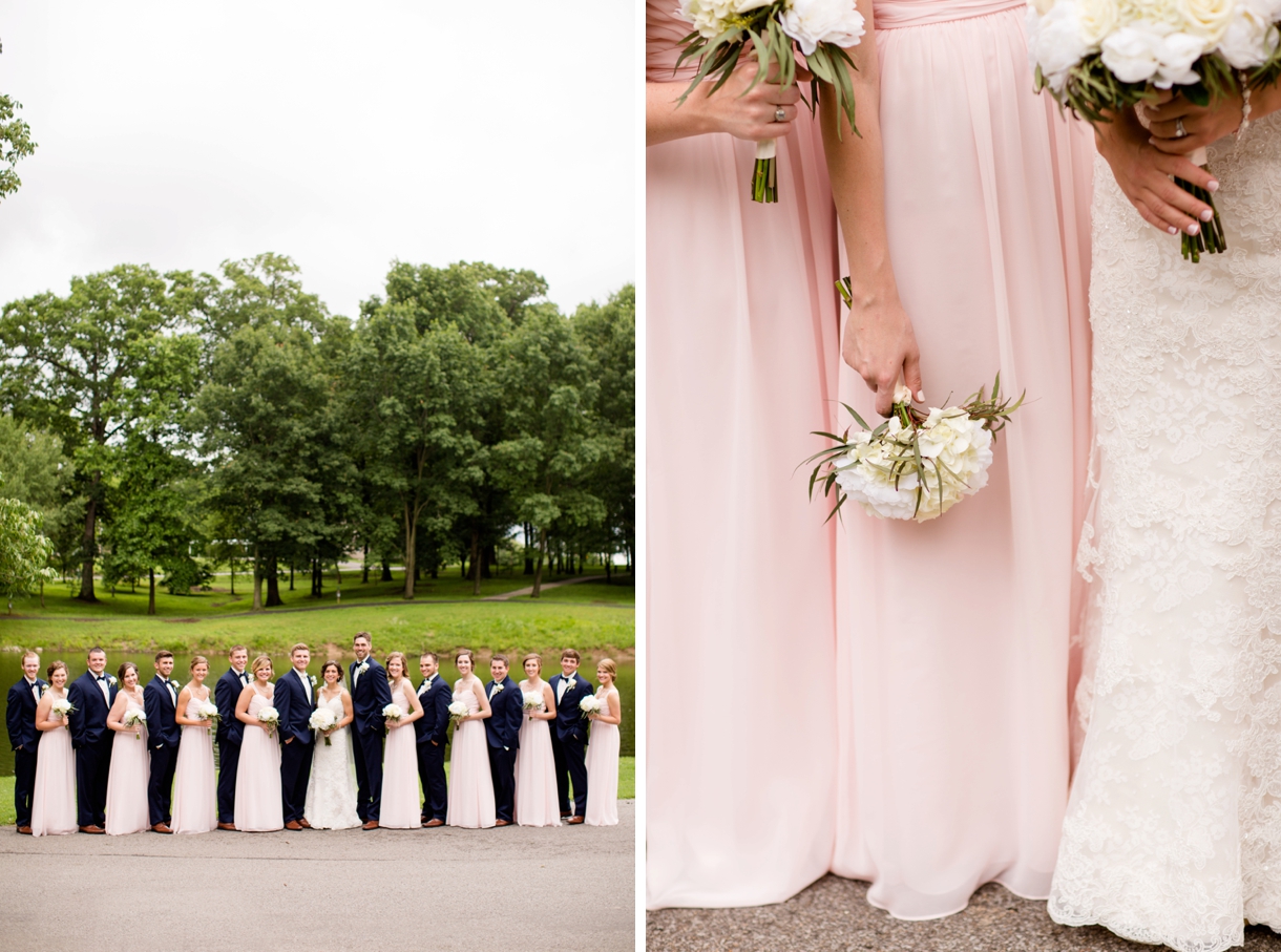 Illinois Wedding Photographer, Jessica Lauren Photography, Navy and Blush Wedding 