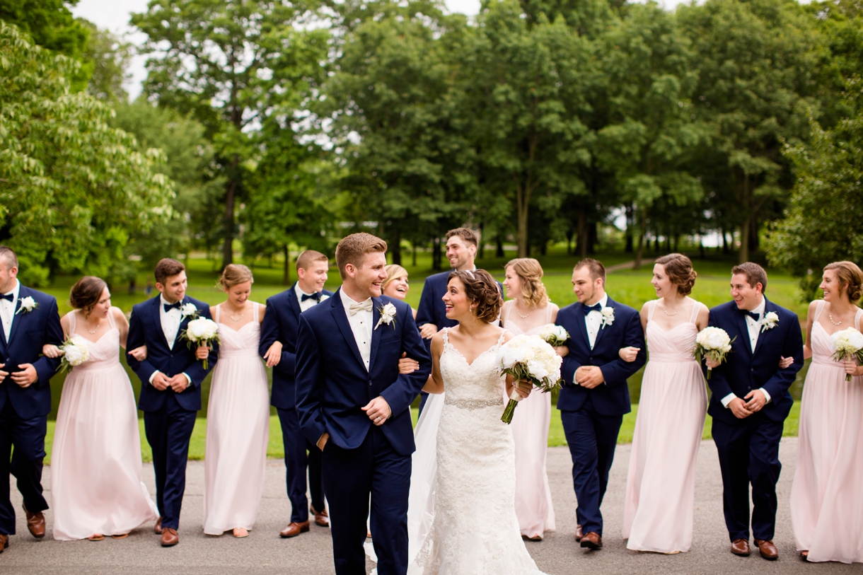 Illinois Wedding Photographer, Jessica Lauren Photography, Navy and Blush Wedding 