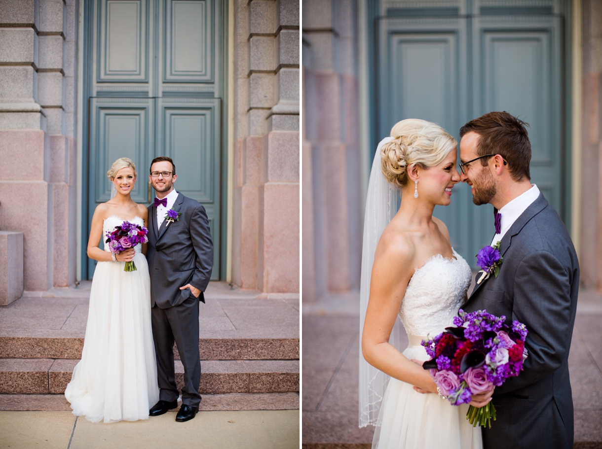 Marriot St. Louis Grand Wedding, St. Louis Wedding Photos, Purple and Fuschia Bridemaid, Jessica Lauren Photography 