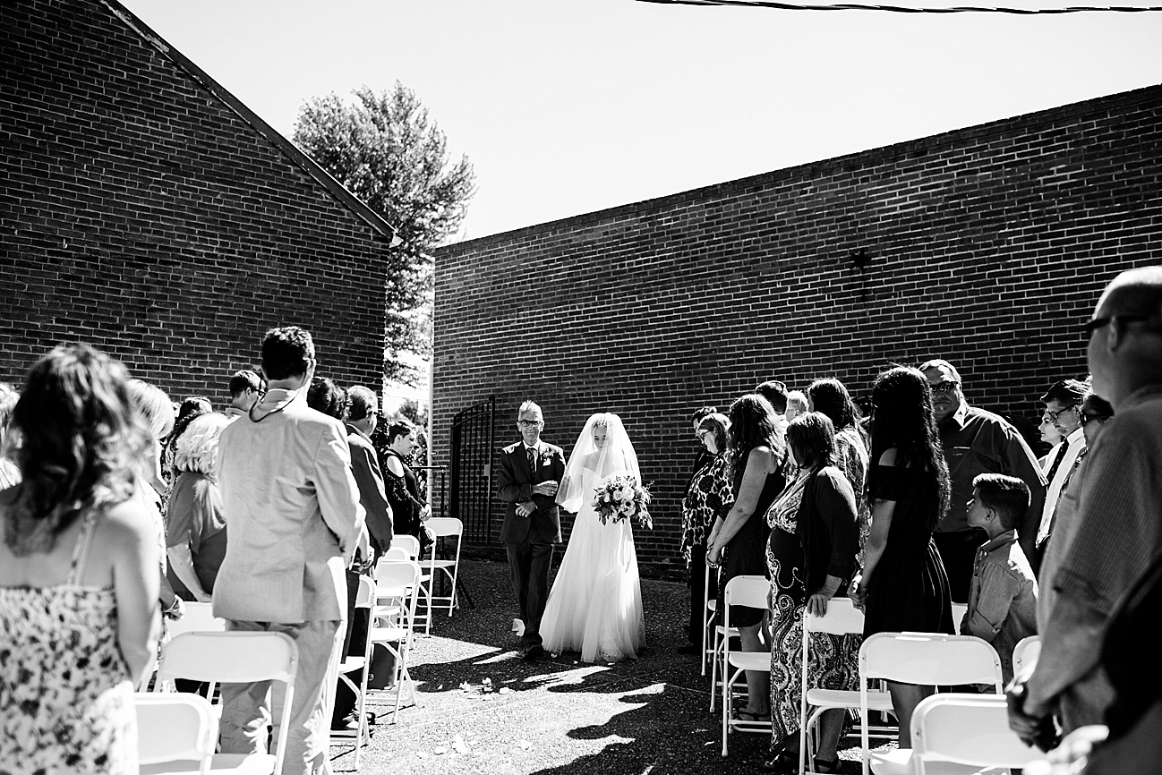 Washington Brewery Wedding, Bohemian Wedding, White and Greenery Wedding