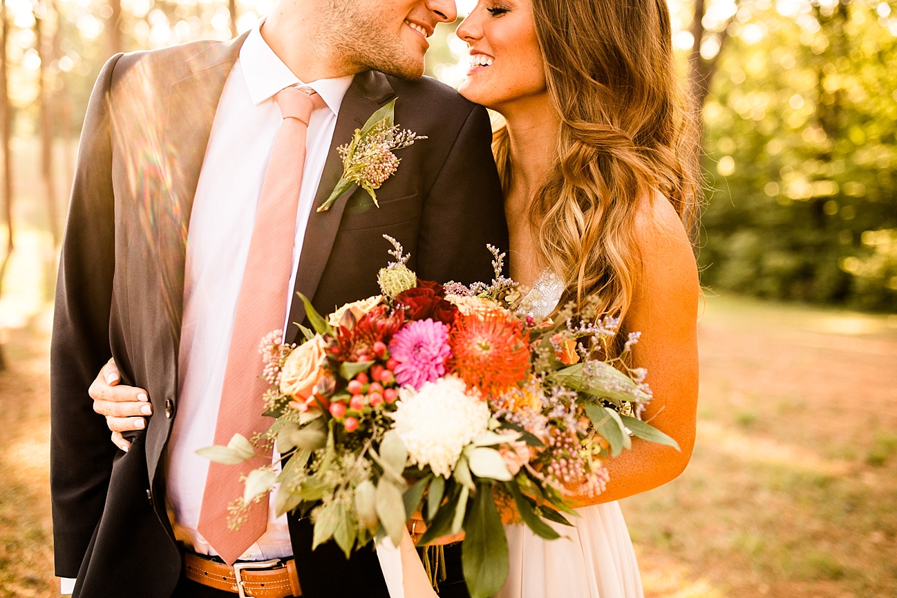 Boho Wedding, Woodland Styled Shoot, Colorful Wedding Florals