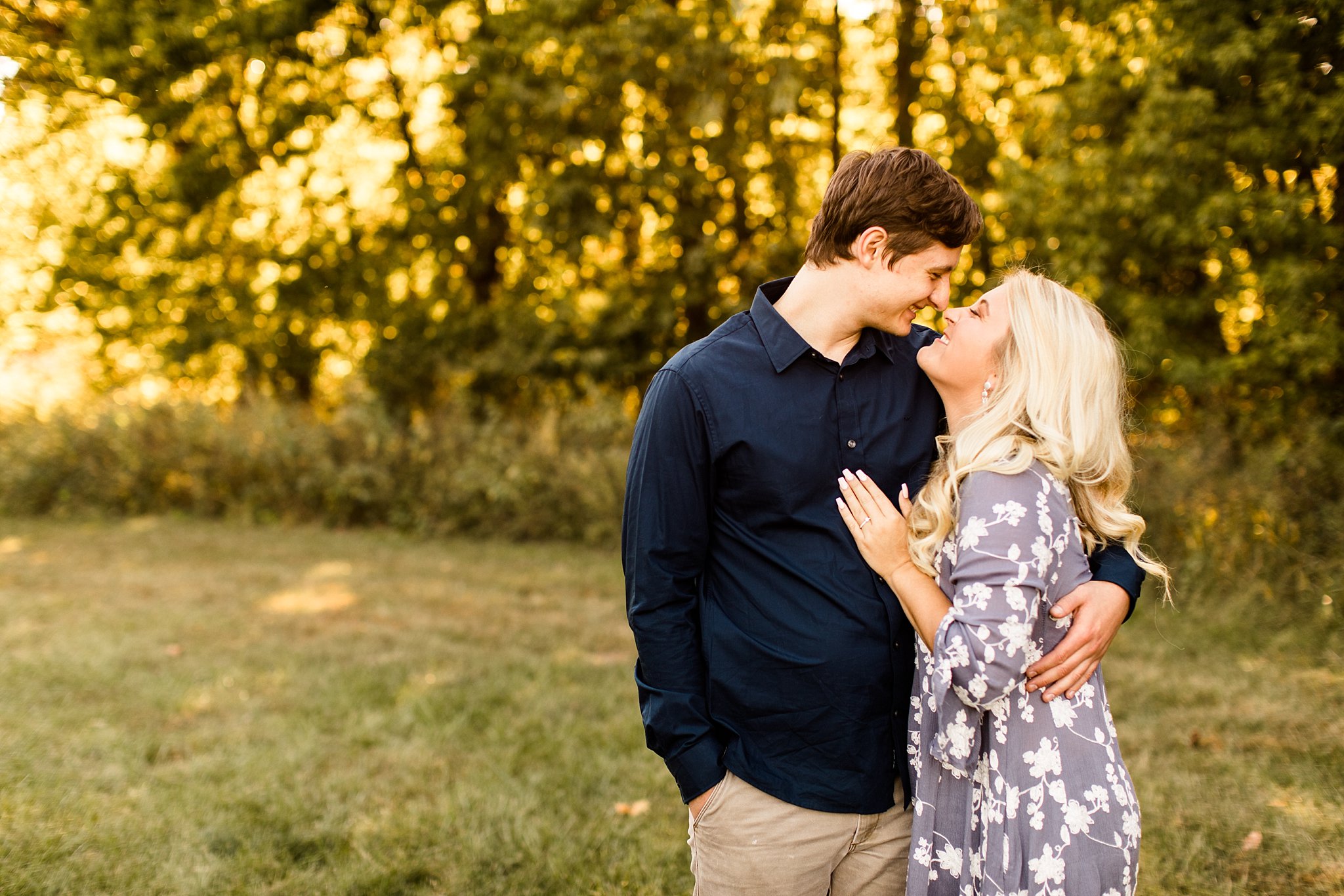 Ben and Courtney Quail Ridge Park Engagement Photos