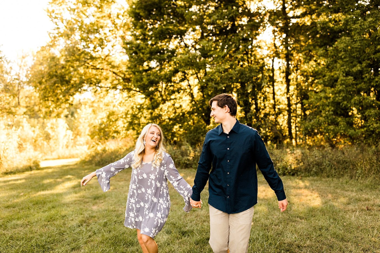 Ben and Courtney Quail Ridge Park Engagement Photos