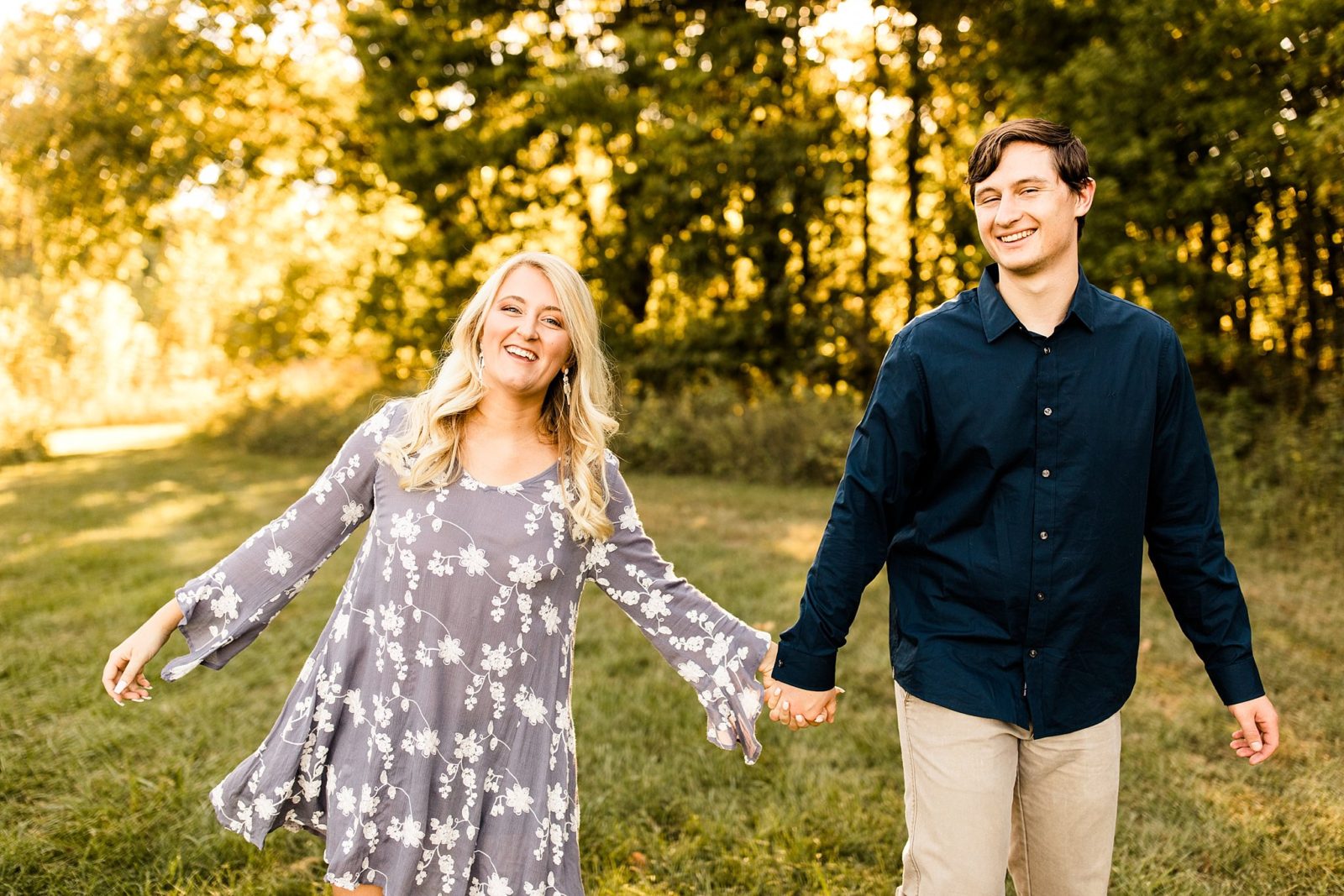 Ben and Courtney Quail Ridge Park Engagement Photos