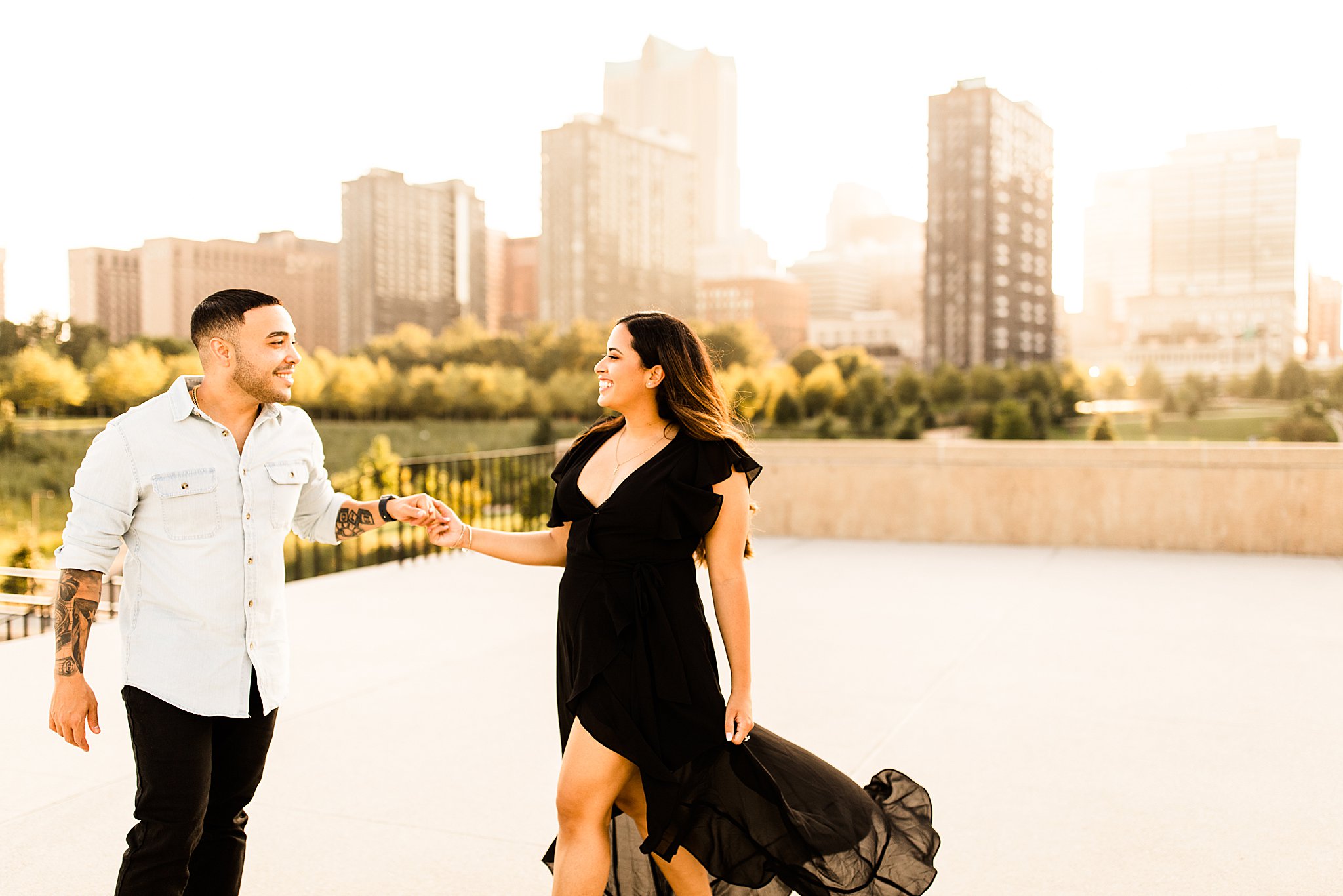 Downtown St. Louis Engagement Session