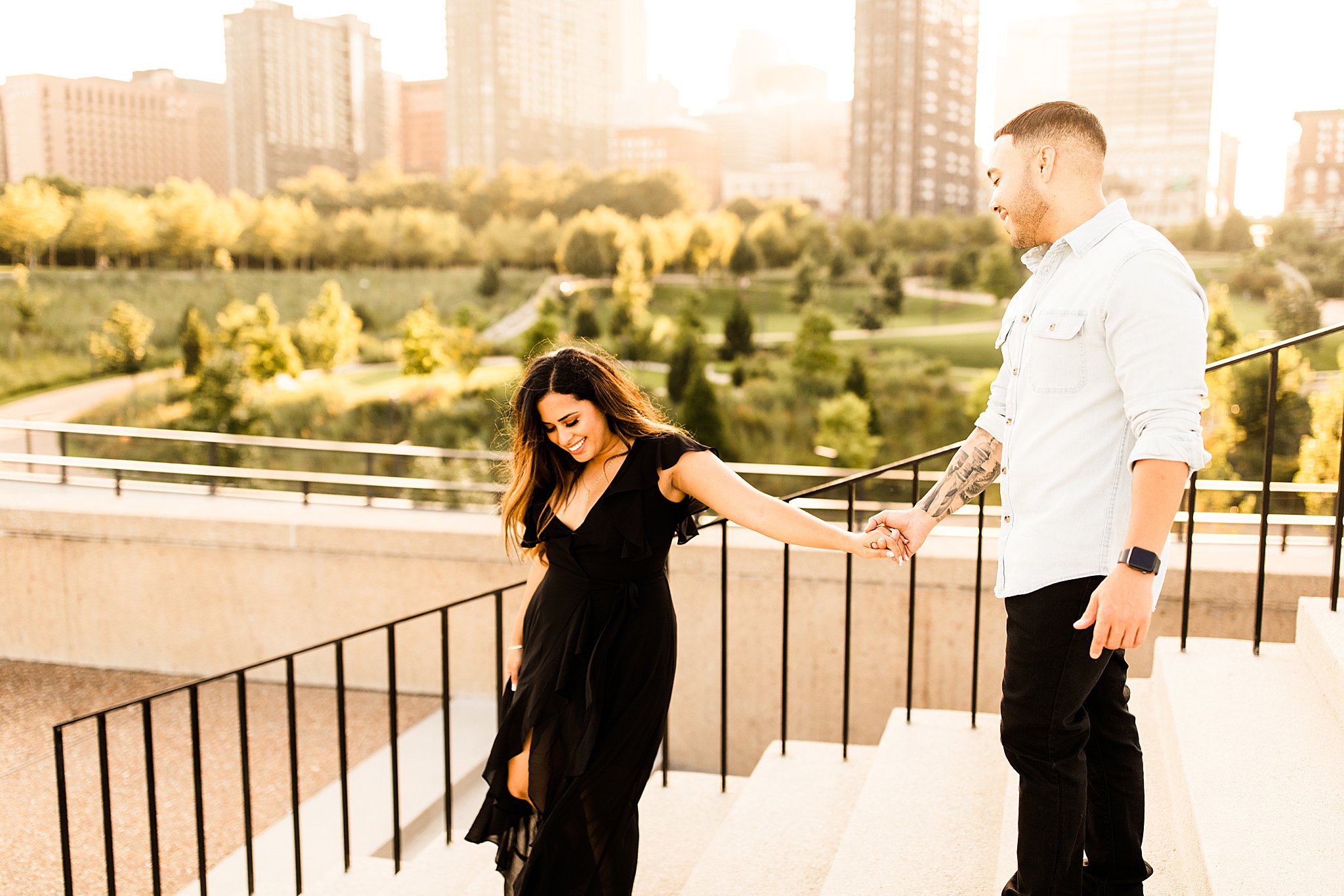 Downtown St. Louis Engagement Session