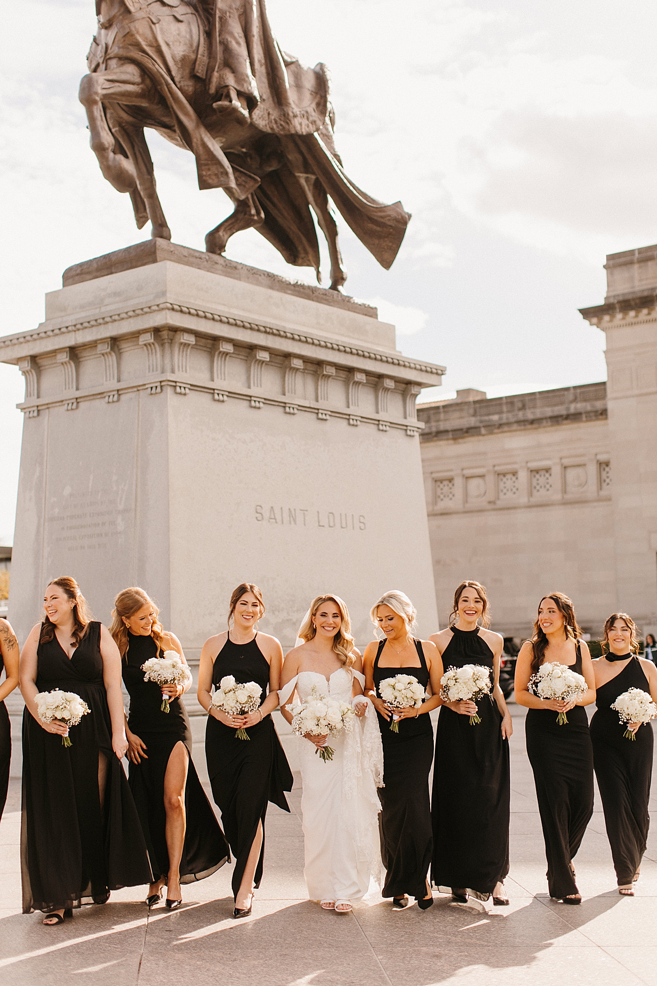 Bridesmaids at the Saint Louis Art Museum