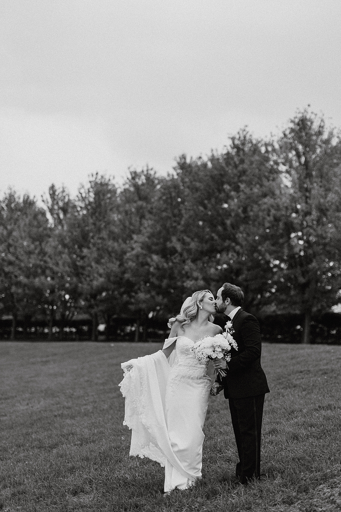 Bride and Groom at Forest Park